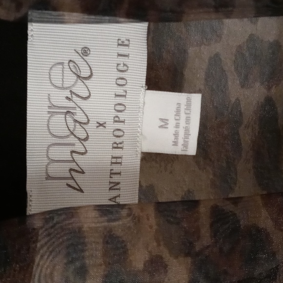 Mare mare x anthropology sheer bow tie blouse - Picture 3 of 5